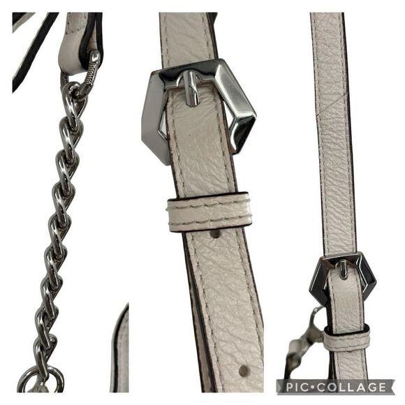 orYANY Danielle Italian Leather Convertible Shoulder/Crossbody Bag Creamy White - Picture 8 of 12